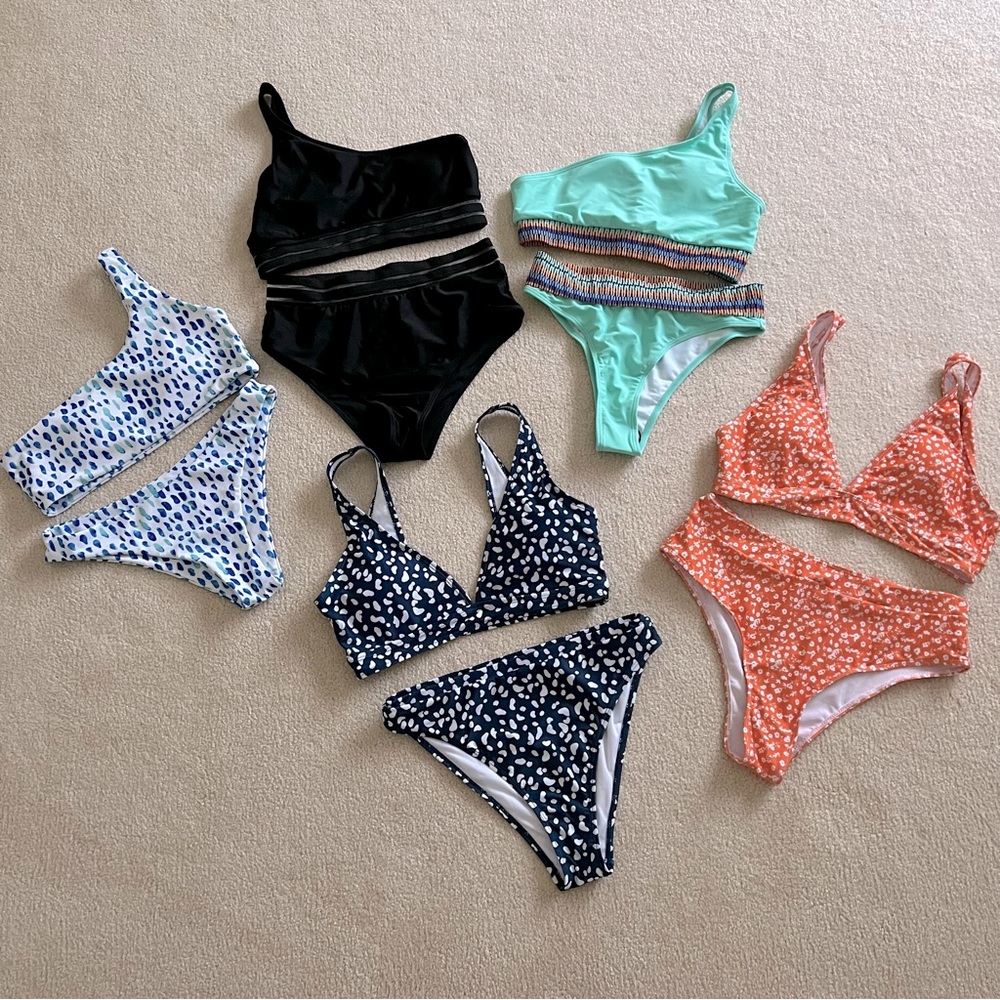 SHEIN BIKINI BUNDLE 5 SUITS MEDIUM